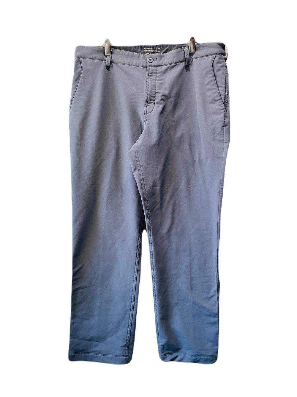 Nike Golf Tour Performance Gray Flat Front Golf Pants Performance Stretch 35x29